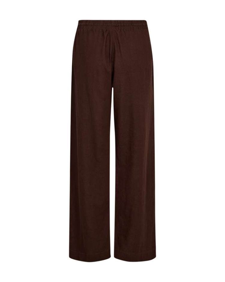 Freequent Broek Bruin dames (LAVA LONG PANTS - FQLAVA.COFFEEBEAN) - GL Sport (Sluis)