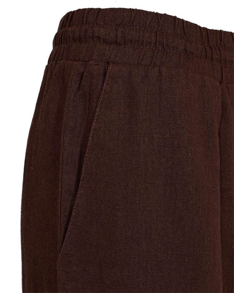 Freequent Broek Bruin dames (LAVA LONG PANTS - FQLAVA.COFFEEBEAN) - GL Sport (Sluis)