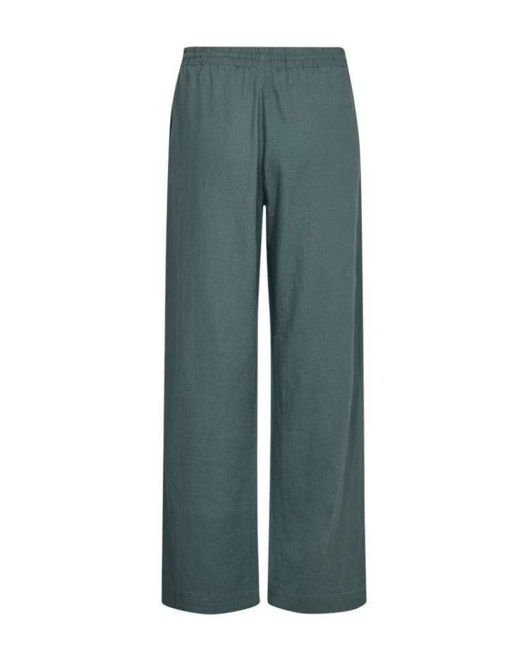 Freequent Broek Groen dames (LAVA LONG PANTS - FQLAVA.DFOREST) - GL Sport (Sluis)