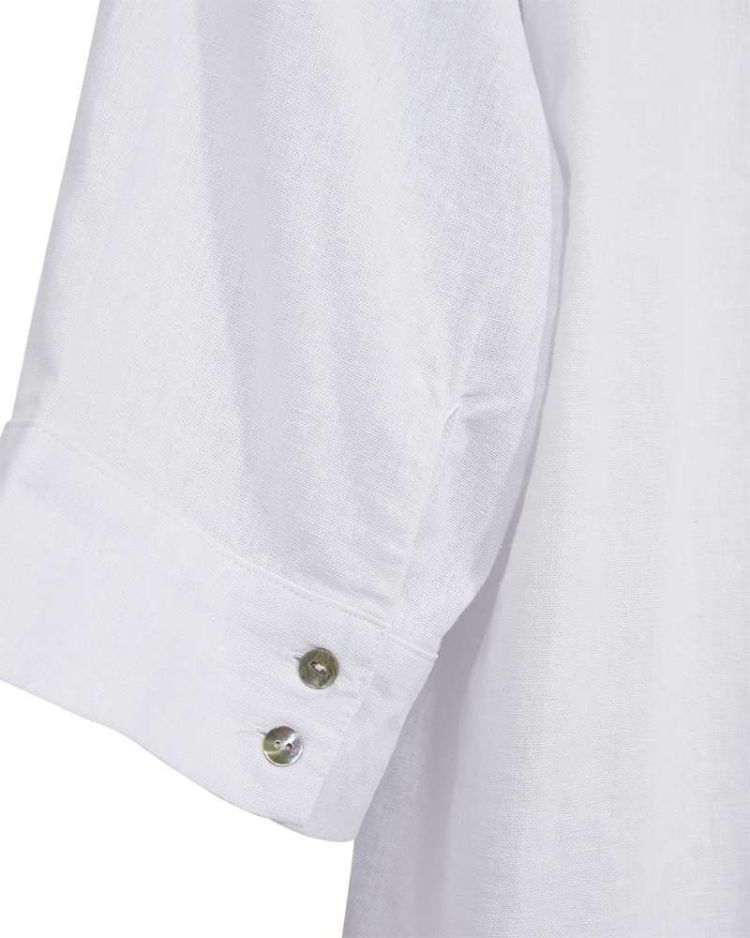 Freequent Blouse Wit dames (LAVA SHIRT BOX PLEAT - FQLAVA.BWHITE) - GL Sport (Sluis)