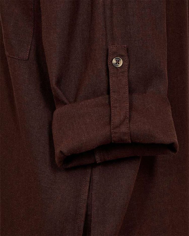 Freequent Jurk Bruin dames (LAVA SHIRT DRESS - FQLAVA-SH-DR.COFBEAN) - GL Sport (Sluis)