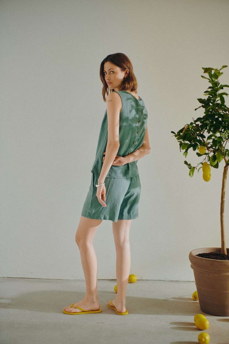 Freequent Short Groen dames (LAVA SHORTS - FQLAVA-SHO.DARKFOREST) - GL Sport (Sluis)