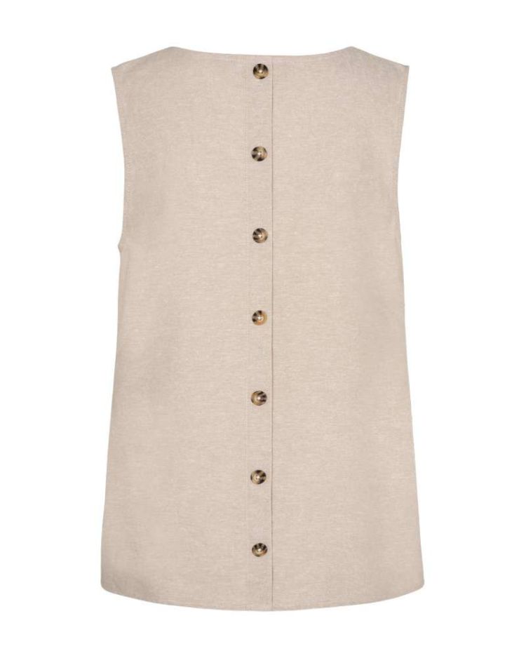 Freequent Top Creme dames (LAVA TOP LINEN - FQLAVA-TO.SANDMEL) - GL Sport (Sluis)