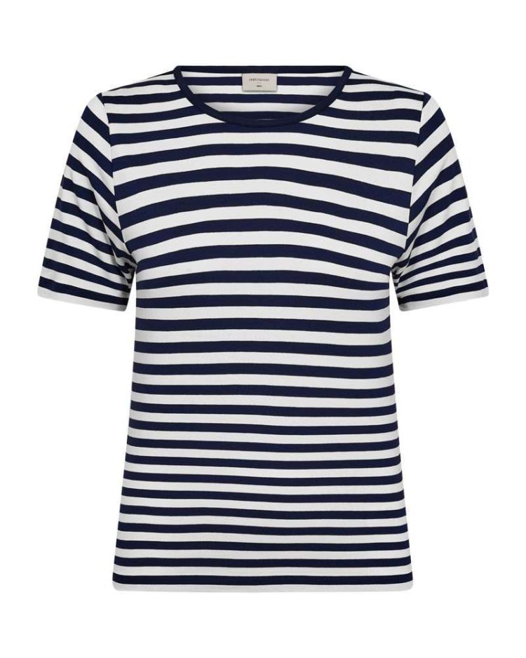 Freequent T-shirt Blauw