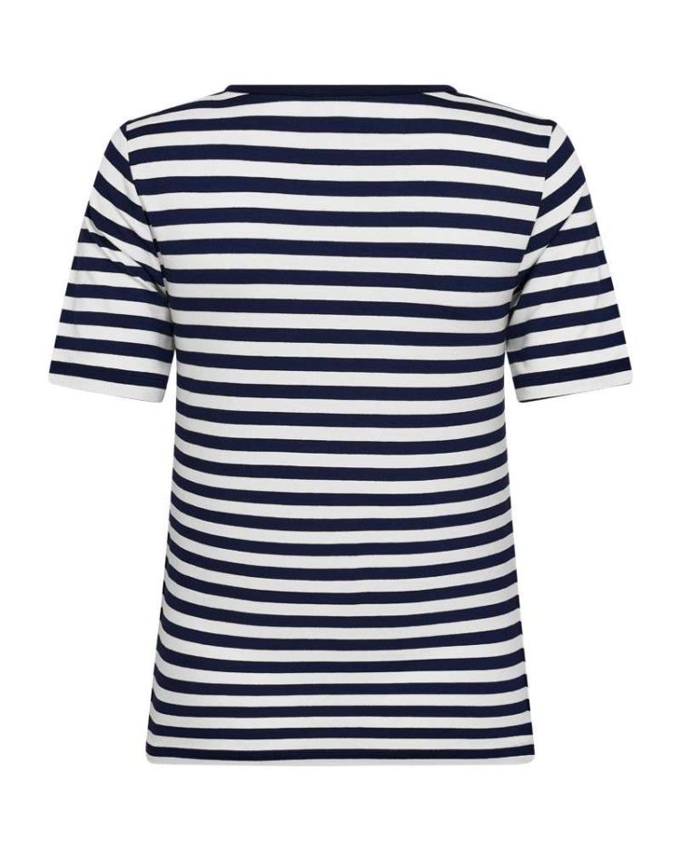 Freequent T-shirt Blauw dames (LIANA TEE - FQLIANA.NAVBLAZ/OWHT) - GL Sport (Sluis)