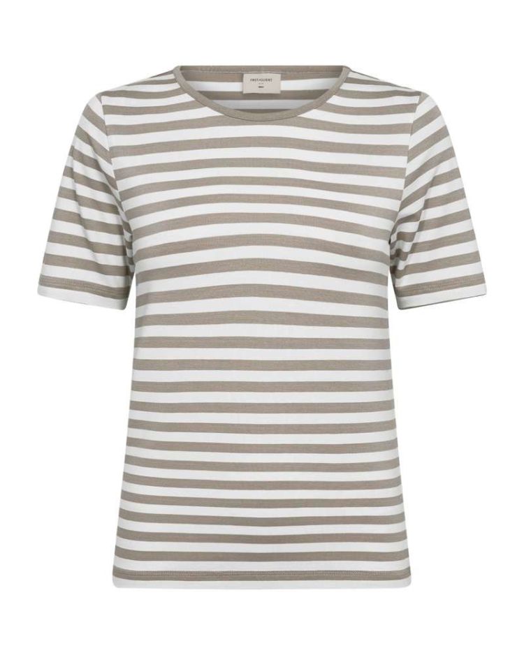 Freequent T-shirt Taupe