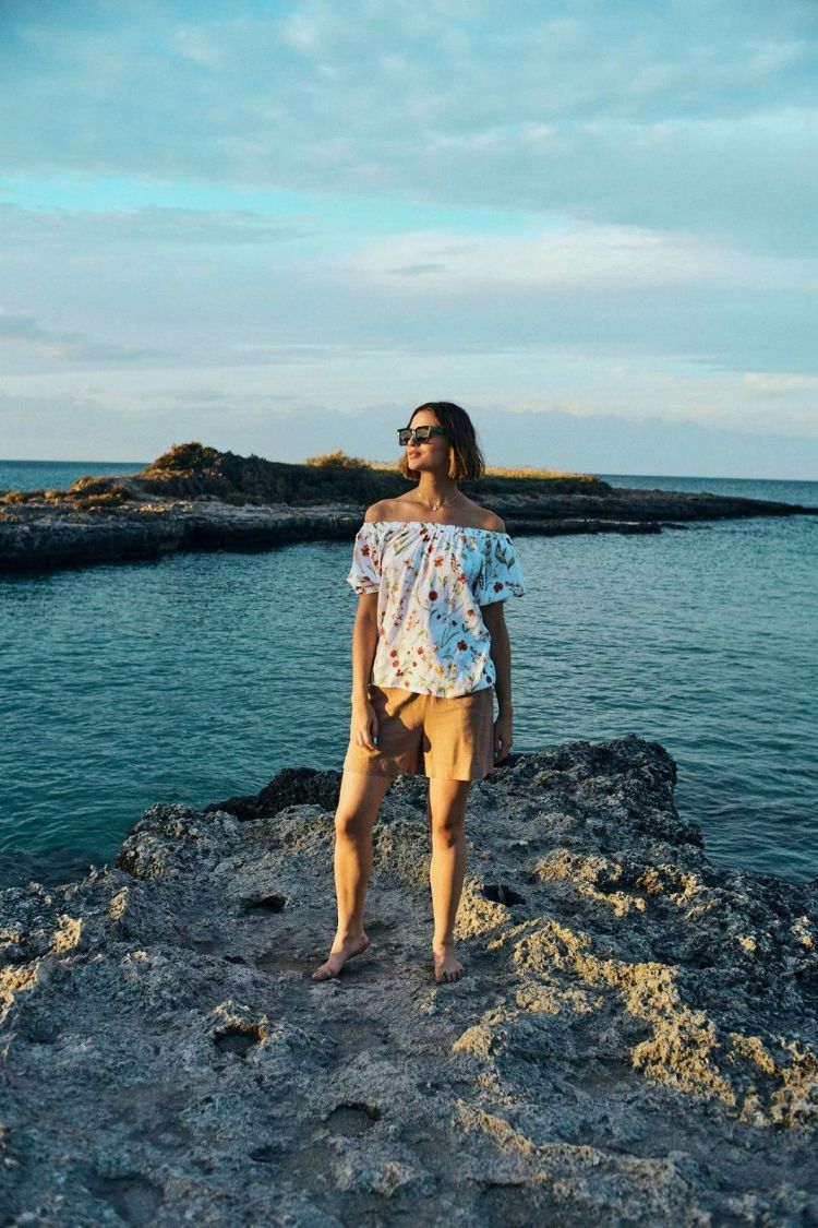 Freequent Blouse Wit dames (MELE BLOUSE - FQMELE.BWHITE/HOTCORAL ) - GL Sport (Sluis)
