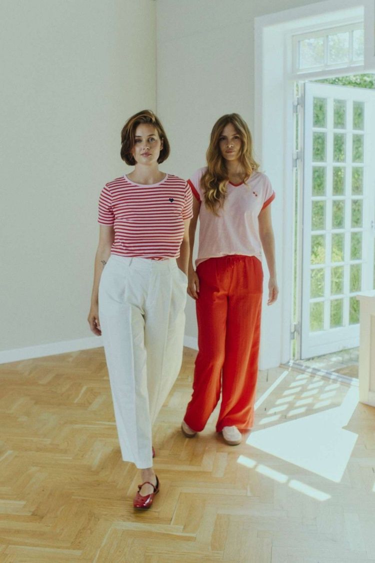 Freequent T-shirt Lila dames (MIAN TEE - FQMIAN.LILAC/RED) - GL Sport (Sluis)