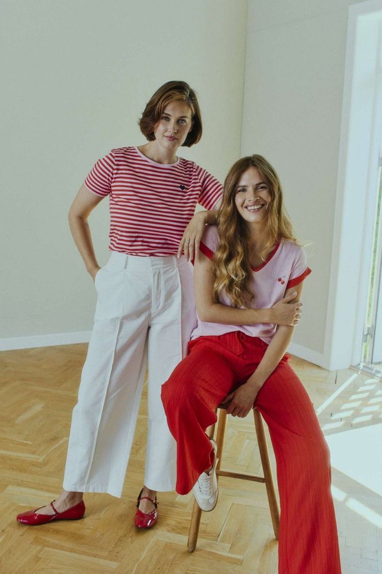 Freequent T-shirt Lila dames (MIAN TEE - FQMIAN.LILAC/RED) - GL Sport (Sluis)