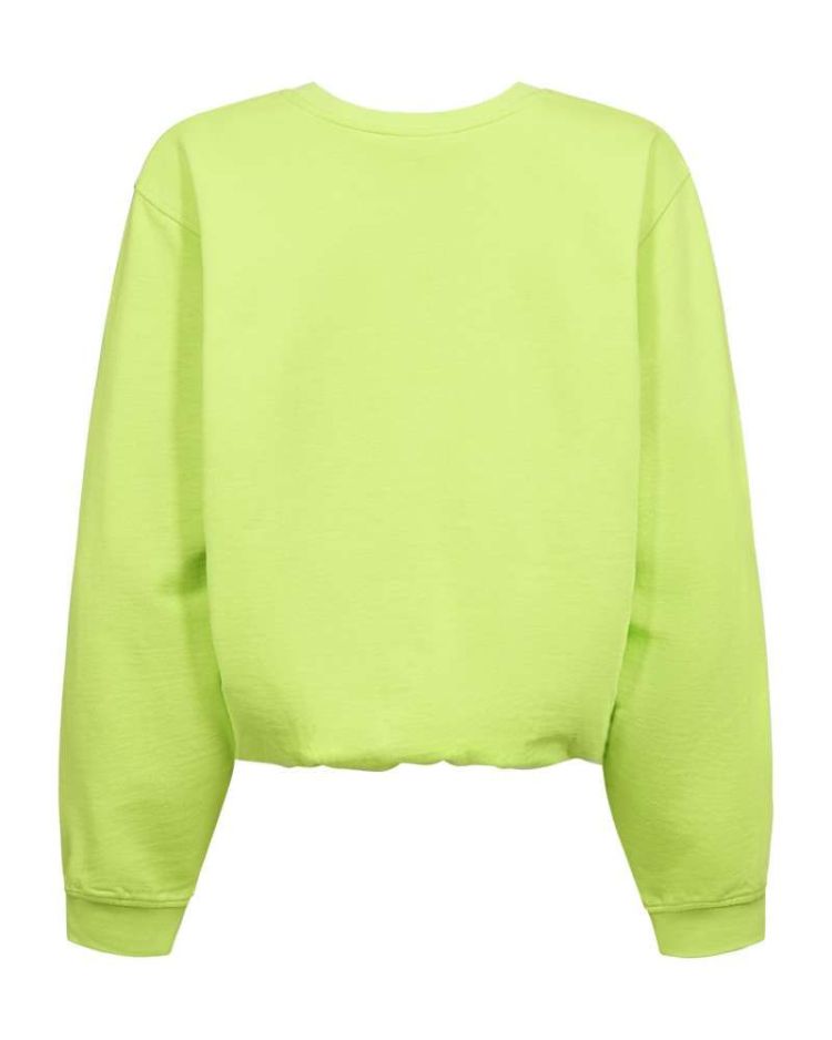 Freequent Pull Groen dames (SAIDA PULLOVER BALLOON SHAPE - FQSAIDA.SHARPGREEN) - GL Sport (Sluis)