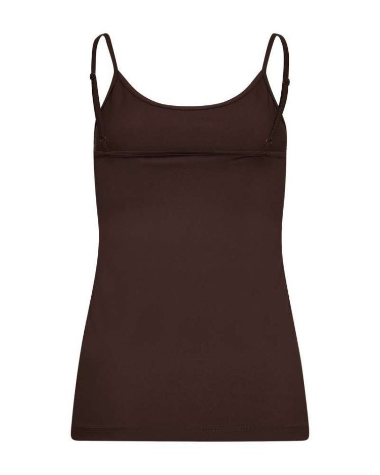Freequent Top Bruin dames (SONIA STRAP TOP  - FQSONIA-TO.COFFEEBEAN) - GL Sport (Sluis)