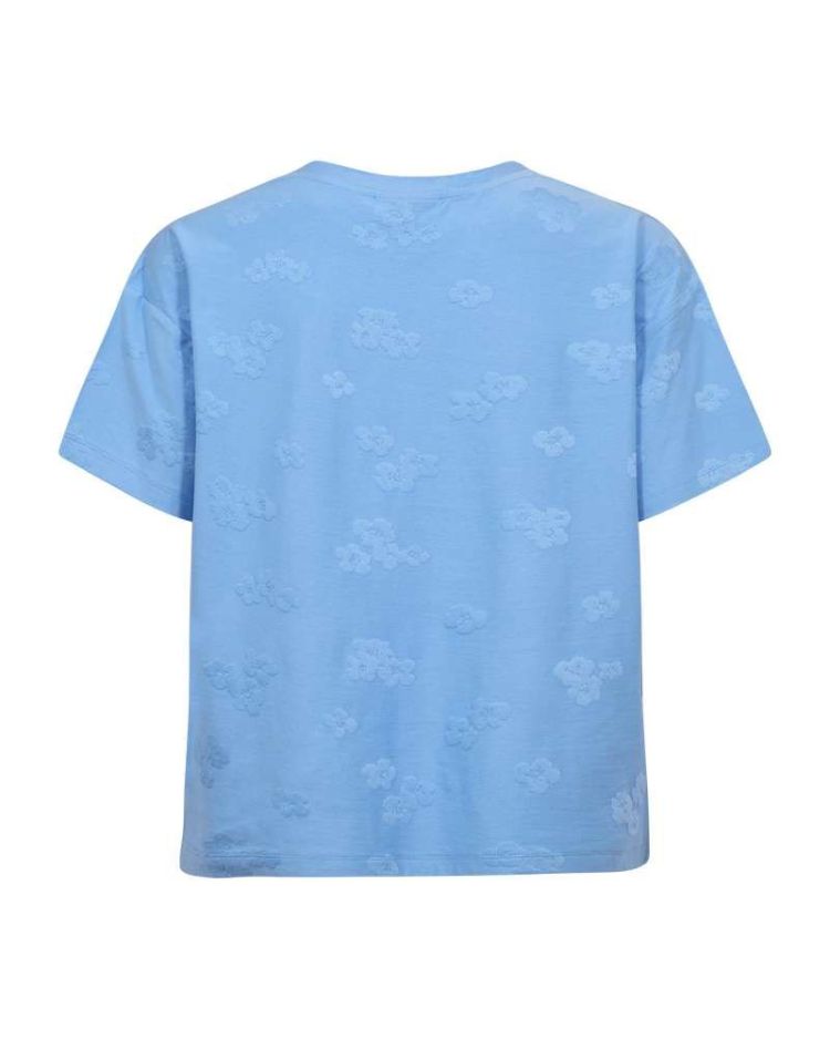 Freequent T-shirt Blauw dames (ZIPREA TEE - FQZIPREA.VISTABLUE) - GL Sport (Sluis)