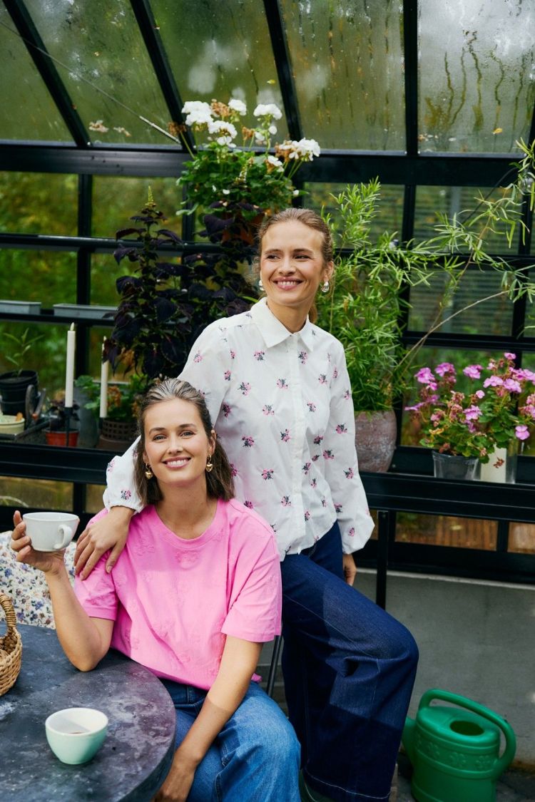 Freequent T-shirt Roze dames (ZIPREA TEE - FQZIPREA.WILDORCHID) - GL Sport (Sluis)