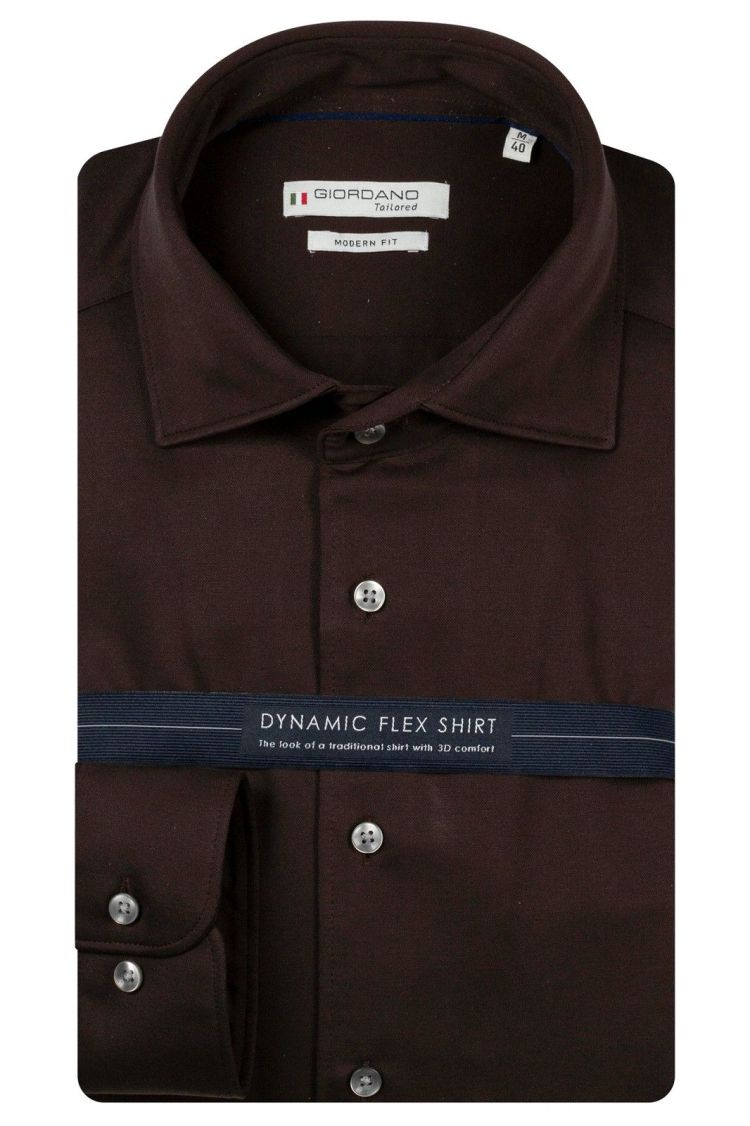 Giordano Overhemd Bruin