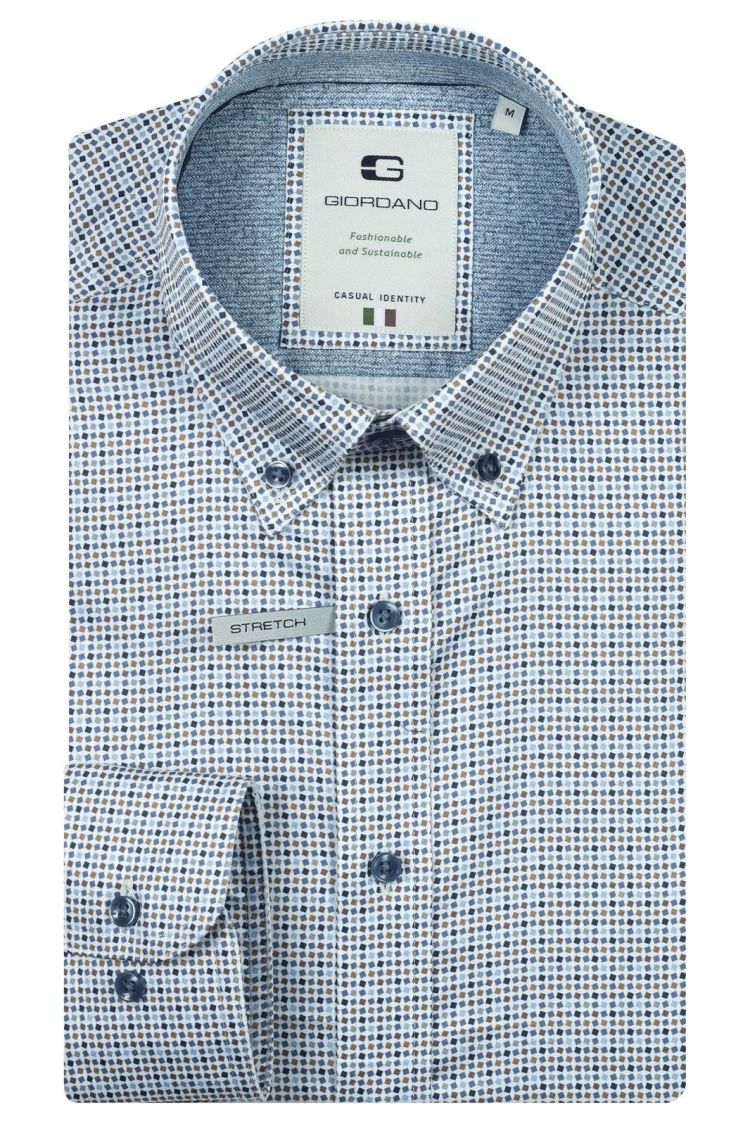 Giordano Overhemd Blauw