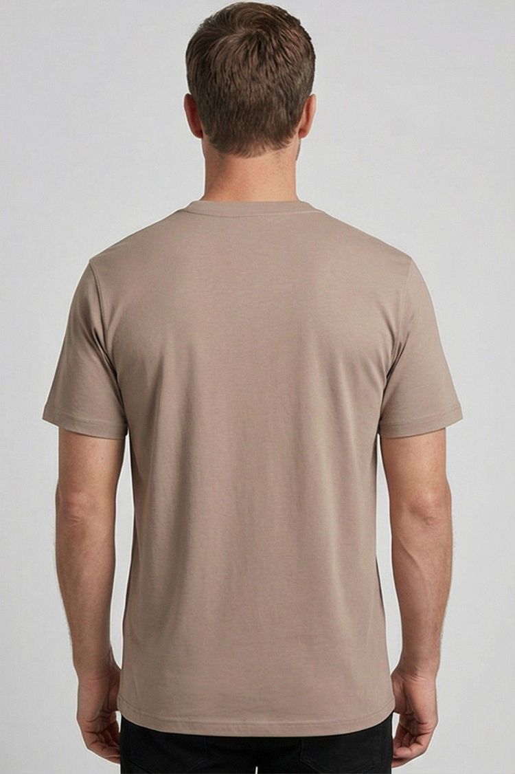 Giordano T-shirt Beige heren (LUCA TEE SS - NOS5078.81) - GL Sport (Sluis)