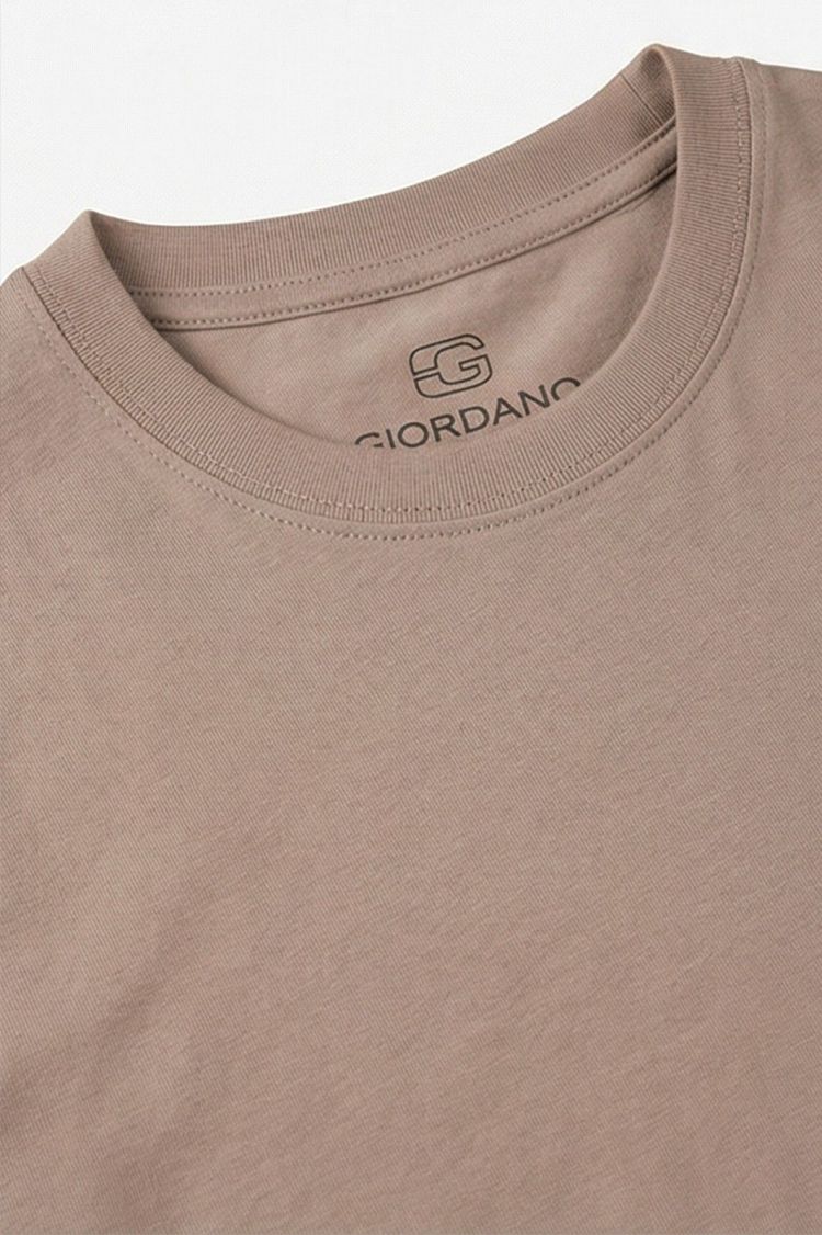 Giordano T-shirt Beige heren (LUCA TEE SS - NOS5078.81) - GL Sport (Sluis)