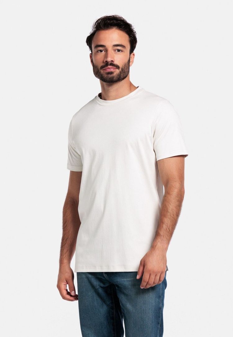 Giordano T-shirt Wit heren (LUCA TEE SS - NOS5078.10) - GL Sport (Sluis)
