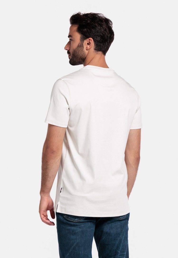 Giordano T-shirt Wit heren (LUCA TEE SS - NOS5078.10) - GL Sport (Sluis)