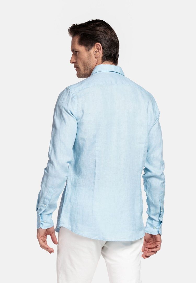 Giordano Overhemd Lichtblauw heren (ROW LS CUTAWAY OVERHEMD - 617810.61) - GL Sport (Sluis)