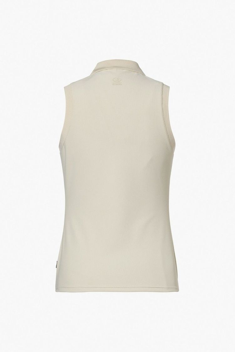 Goldbergh Polo Beige dames (CAROLINE SLEEVELESS POLO - GB36330261.8160) - GL Sport (Sluis)