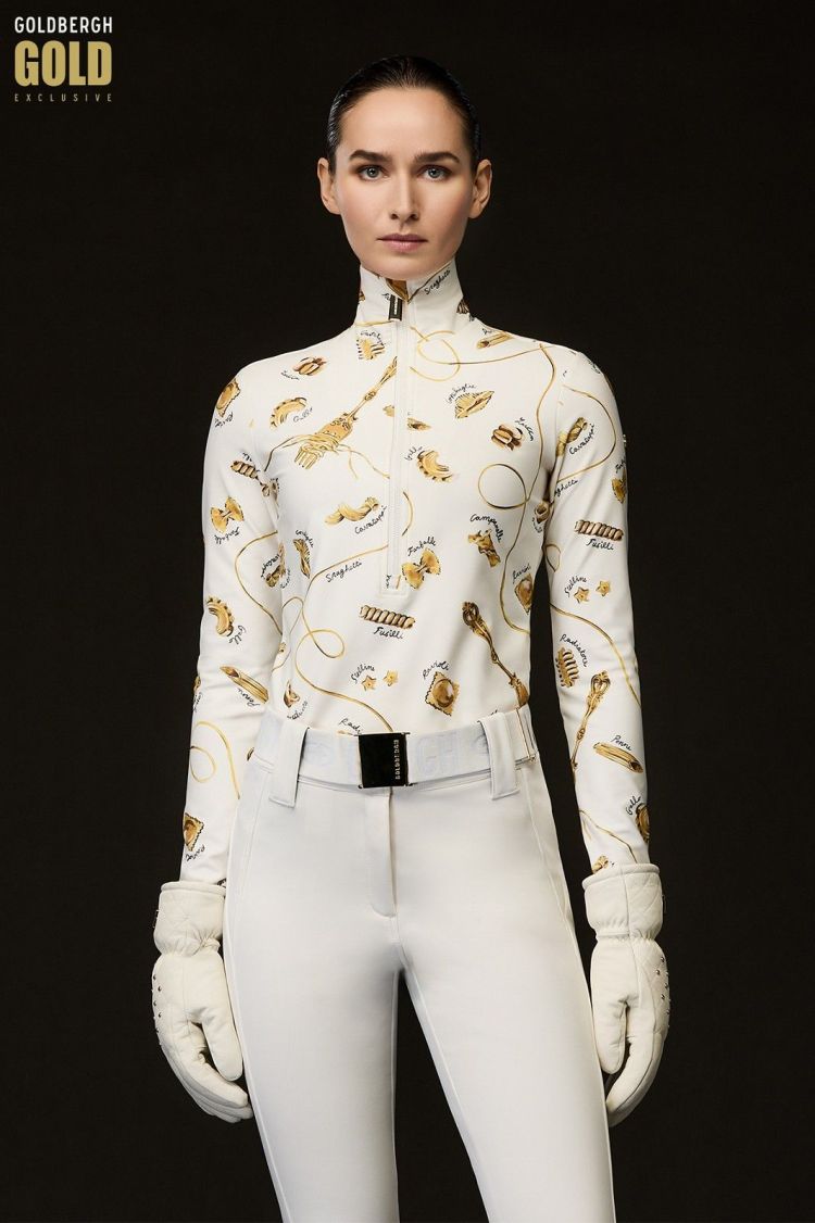 Goldbergh Skipully Creme dames (FARFALLE SKI PULLY - GE31920254.0010) - GL Sport (Sluis)