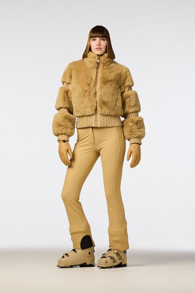 Goldbergh Ski-jas Beige dames (FURRY SKI JACKET - GB02310263.7485) - GL Sport (Sluis)