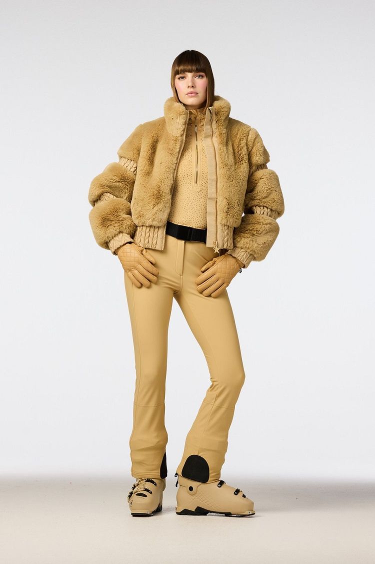 Goldbergh Ski-jas Beige dames (FURRY SKI JACKET - GB02310263.7485) - GL Sport (Sluis)