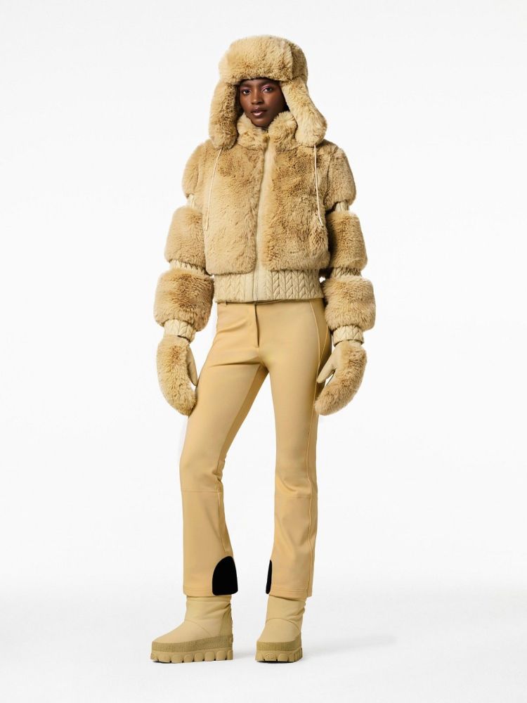 Goldbergh Ski-jas Beige dames (FURRY SKI JACKET - GB02312254.7484) - GL Sport (Sluis)