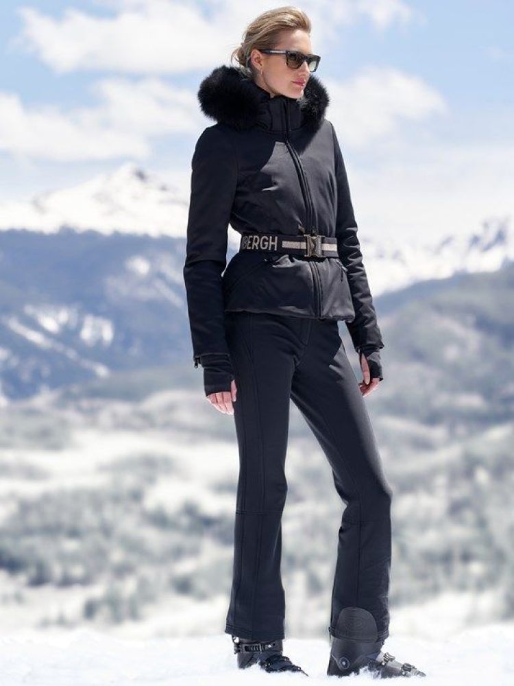 Goldbergh Ski-jas Zwart dames (HIDA SKI JACKET REAL FUR - GBS1618224.9000F) - GL Sport (Sluis)