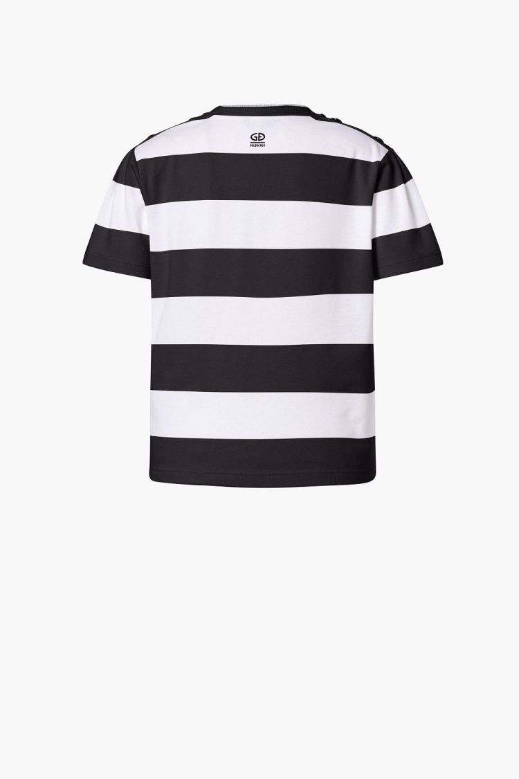 Goldbergh Top Zwart/Wit dames (LIDO SHORT SLEEVE TOP - GB37310261.9008) - GL Sport (Sluis)