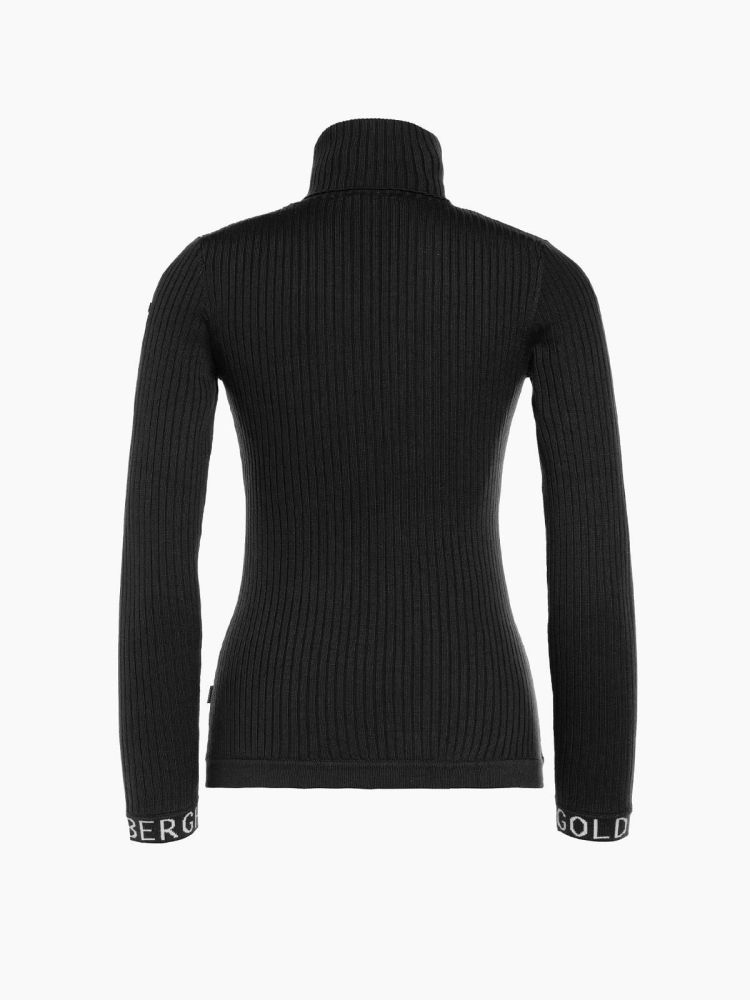 Goldbergh Sweater Zwart dames (MIRA LONG SLEEVE KNIT SWEATER - GB40020244.9000) - GL Sport (Sluis)