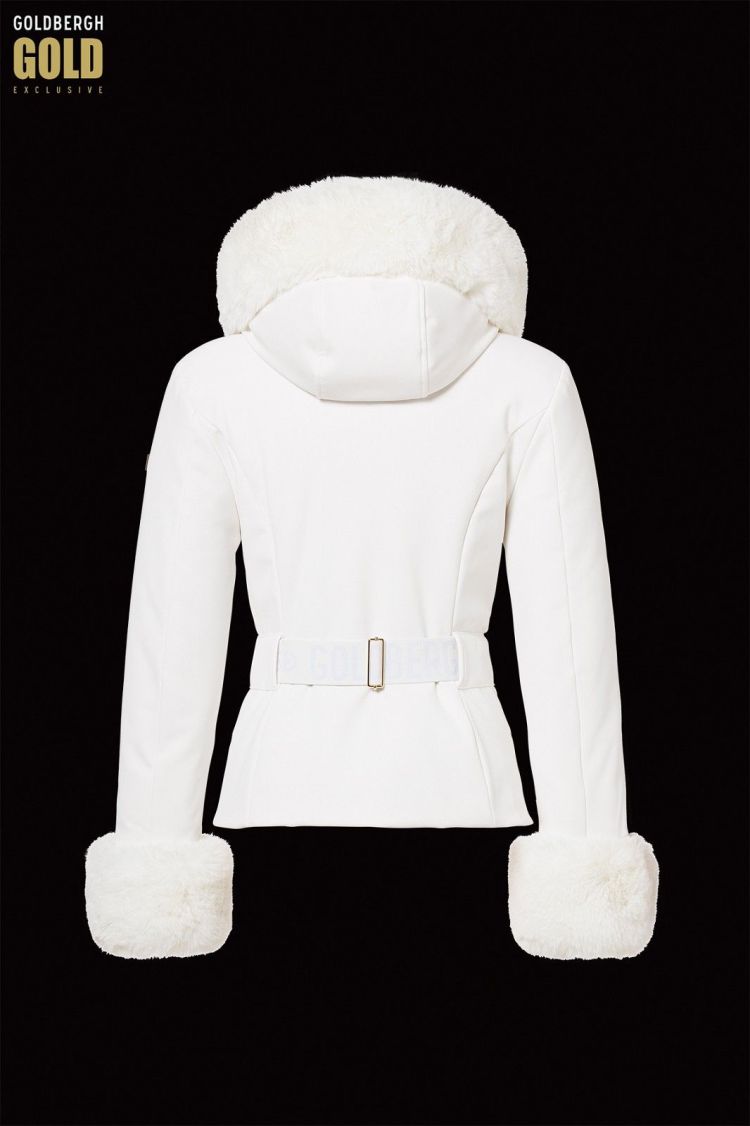 Goldbergh Ski-jas Creme dames (PREZIOSO SKI JACKET FAUX BORDER - GE00112254.8040) - GL Sport (Sluis)