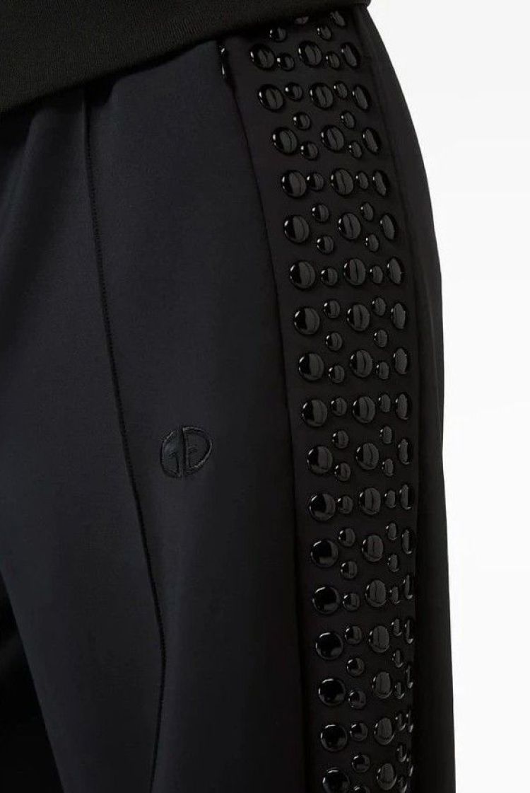 Goldbergh Trainingsbroek Zwart dames (RIVET WIDE LEG TRACK PANT - GB30860253.9000) - GL Sport (Sluis)