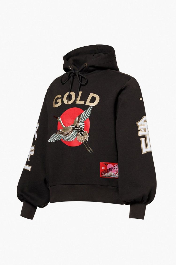 Goldbergh Hoodie Zwart dames (TOBU HOODED SWEATER - GB38120263.9000) - GL Sport (Sluis)