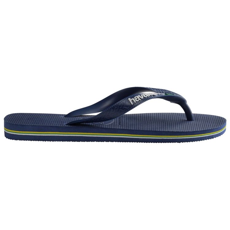 Havaianas Slippers Blauw heren (HAVAIANAS BRASIL LOGO NAVY BLUE - MEN - 4110850.0555) - GL Sport (Sluis)