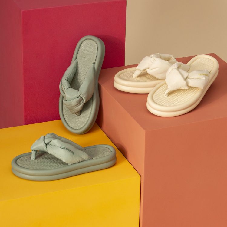 Havaianas Slippers Creme dames (OVER PUFFED UP BUTTERCREAM  - WOMEN - 4150281.9256) - GL Sport (Sluis)