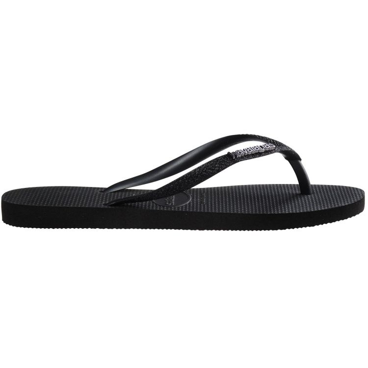 Havaianas Slippers Beige dames (HAVAIANAS SLIM GLITTER II BLACK - WOMEN - 4146975.1069) - GL Sport (Sluis)