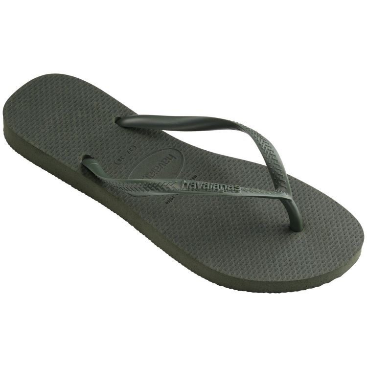 Havaianas Slippers Groen dames (HAVAIANAS SLIM GREEN OLIVE - WOMEN - 4000030.4896) - GL Sport (Sluis)