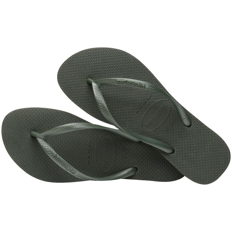 Havaianas Slippers Groen dames (HAVAIANAS SLIM GREEN OLIVE - WOMEN - 4000030.4896) - GL Sport (Sluis)