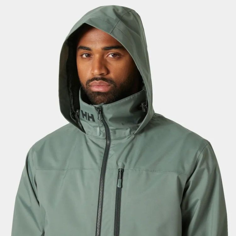 Helly Hansen Jas Grijs heren (CREW HOODED JACKET 2.0 - 34443.485) - GL Sport (Sluis)