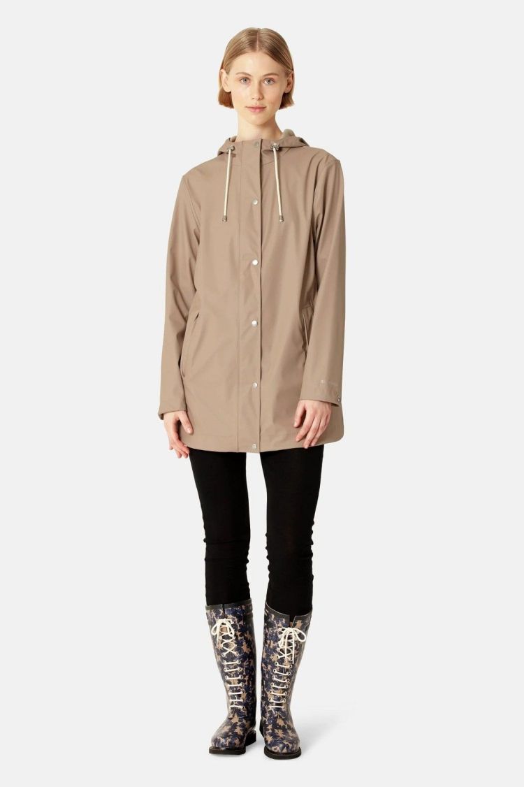 Ilse Jacobsen Jas Beige dames (RAINCOAT - RAIN228FR.ATMOSPHERE) - GL Sport (Sluis)