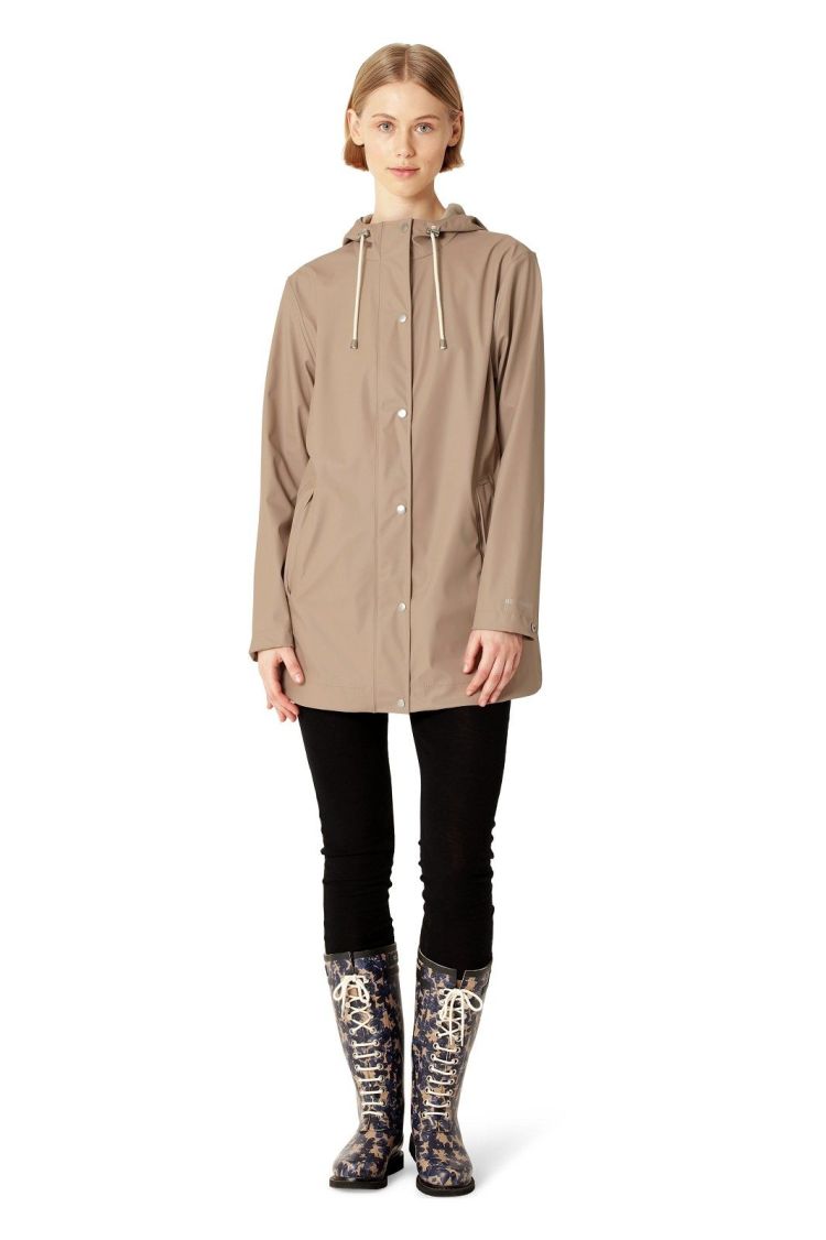 Ilse Jacobsen Jas Beige dames (RAINCOAT - RAIN228FR.ATMOSPHERE) - GL Sport (Sluis)