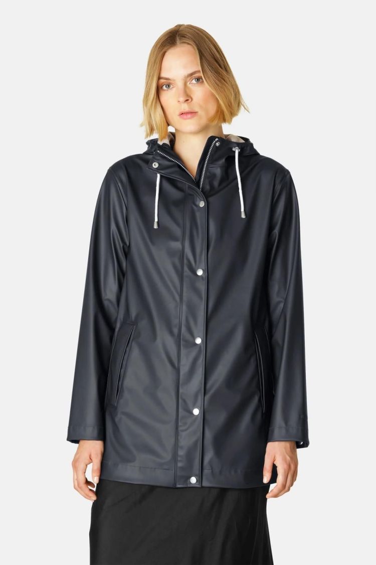 Ilse Jacobsen Jas Blauw dames (RAINCOAT  - RAIN228FR.DARKINDIGO ) - GL Sport (Sluis)