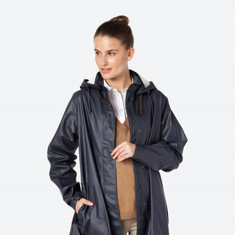 Ilse Jacobsen Jas Blauw dames (RAINCOAT  - RAIN71.DARKINDIGO) - GL Sport (Sluis)