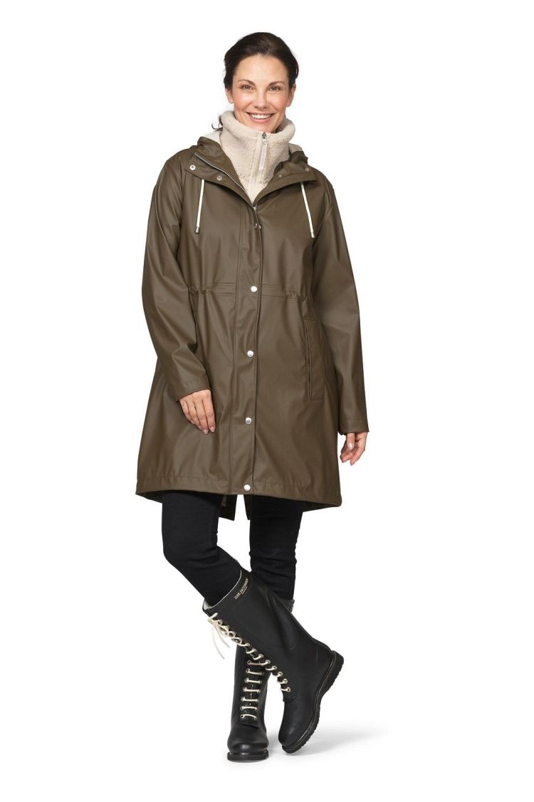Ilse Jacobsen Jas Bruin dames (RAINCOAT - RAIN230FR.WREN) - GL Sport (Sluis)