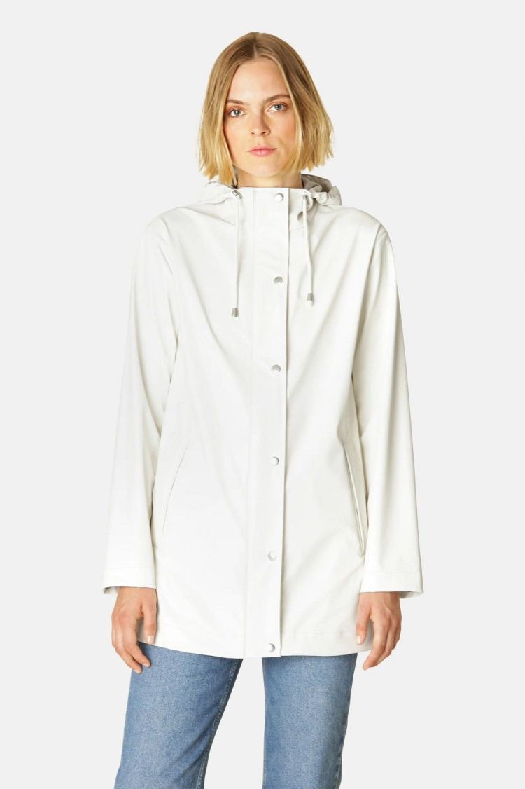 Ilse Jacobsen Jas Creme dames (RAINCOAT - RAIN228FR.MILKCREME) - GL Sport (Sluis)