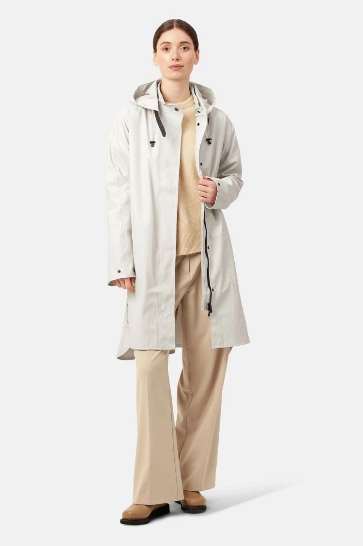 Ilse Jacobsen Jas Creme dames (RAINCOAT - RAIN71.MILKCREM) - GL Sport (Sluis)