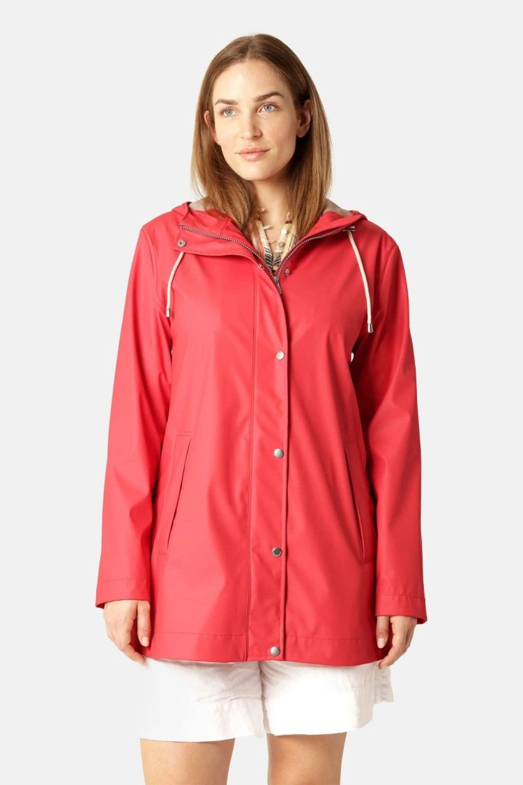 Ilse Jacobsen Jas Koraal dames (RAINCOAT - RAIN228FR.CORAL) - GL Sport (Sluis)