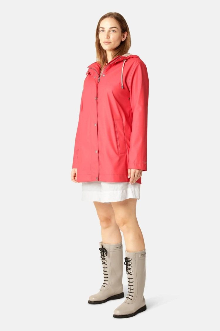 Ilse Jacobsen Jas Koraal dames (RAINCOAT - RAIN228FR.CORAL) - GL Sport (Sluis)